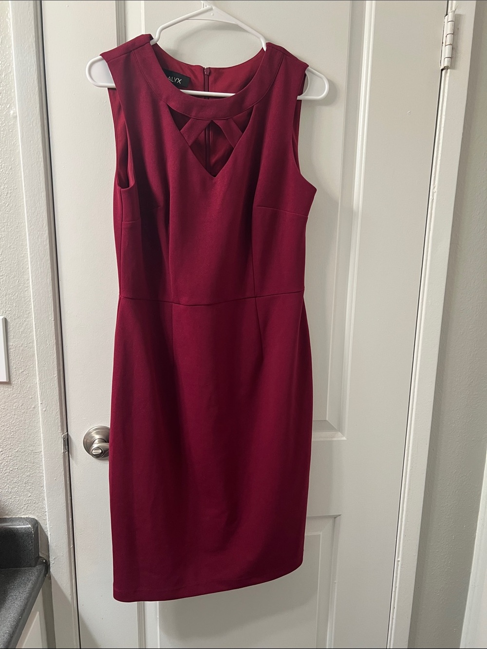 ALYX Burgundy/ Red Cutout Dress